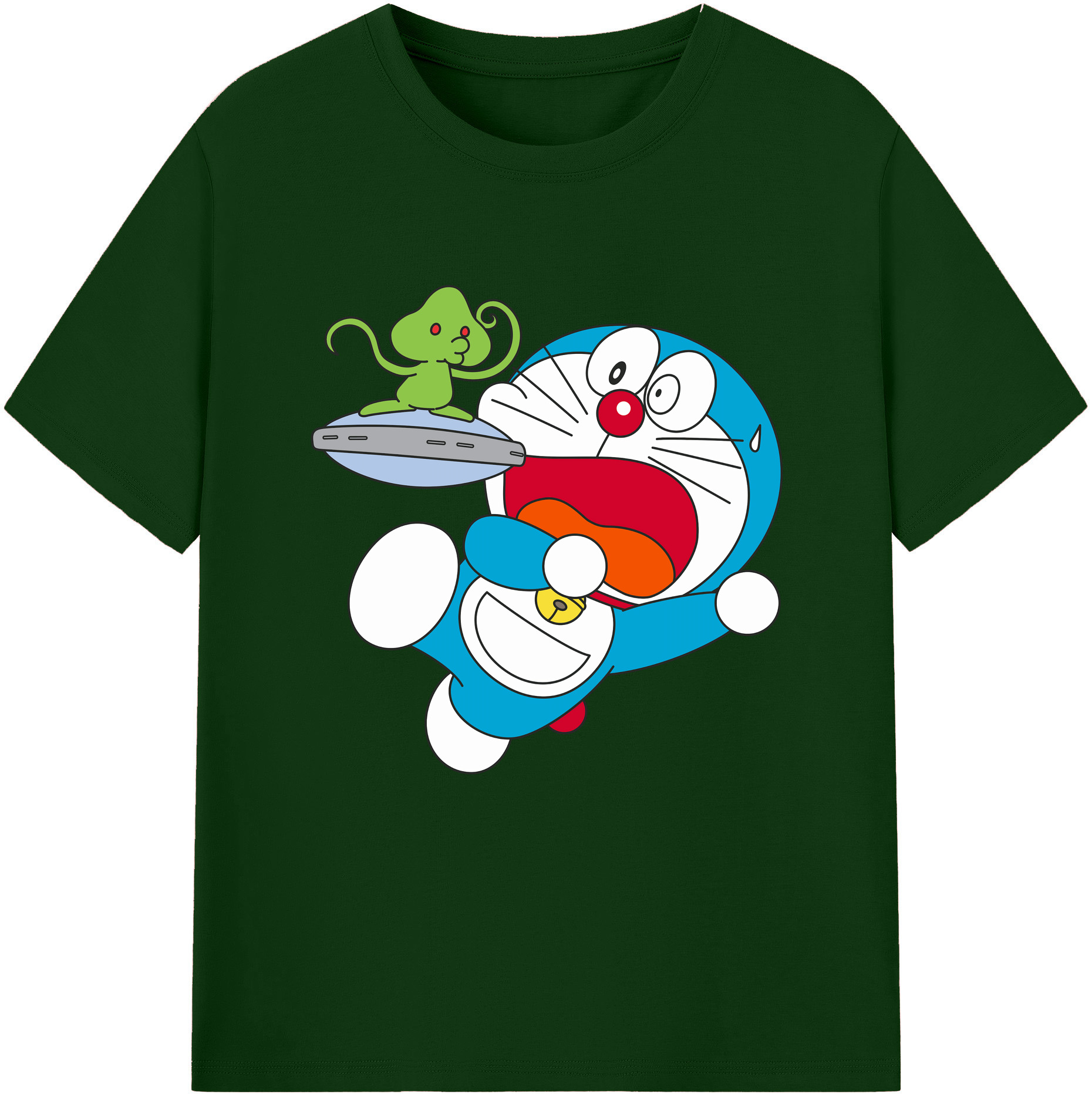 （画像用） ドラえもん Doraemon 綿100％半袖Tシャツ（フロントプリント）